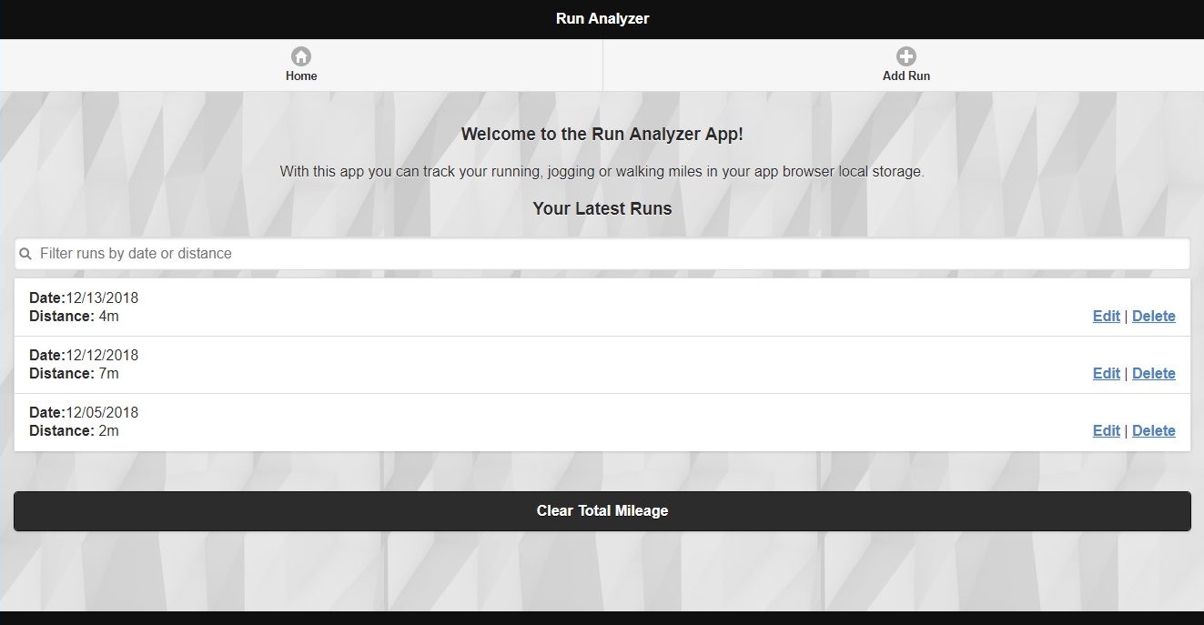 Run Analyzer